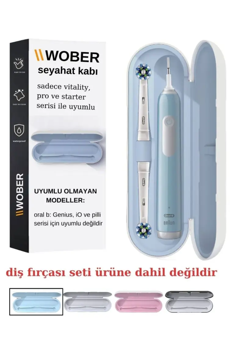 Oral-b Şarjlı Diş Fırçası Için koruma Kutusu, Sadece Pro 1, Vitality Ve Starter Serisine Uyumlu!
