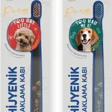 R.O.C.S. Flipper Pets Hijyenik Saklama Kabı ve Yetişkin Diş Fırçası Seti (Köpek)