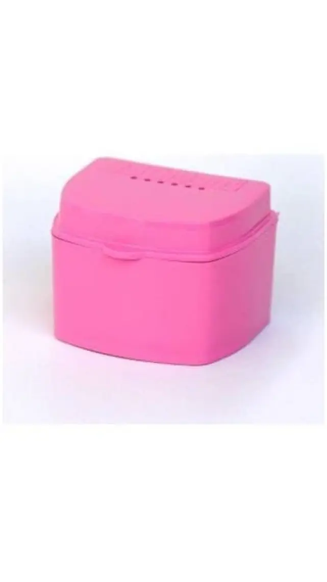 Aktident Protez Saklama Kutusu - Pembe