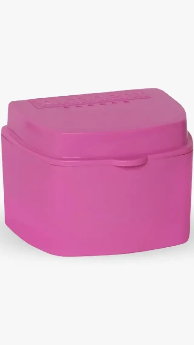 Aktident Protez Saklama Kutusu - Pembe