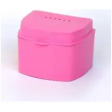 Aktident Protez Saklama Kutusu - Pembe
