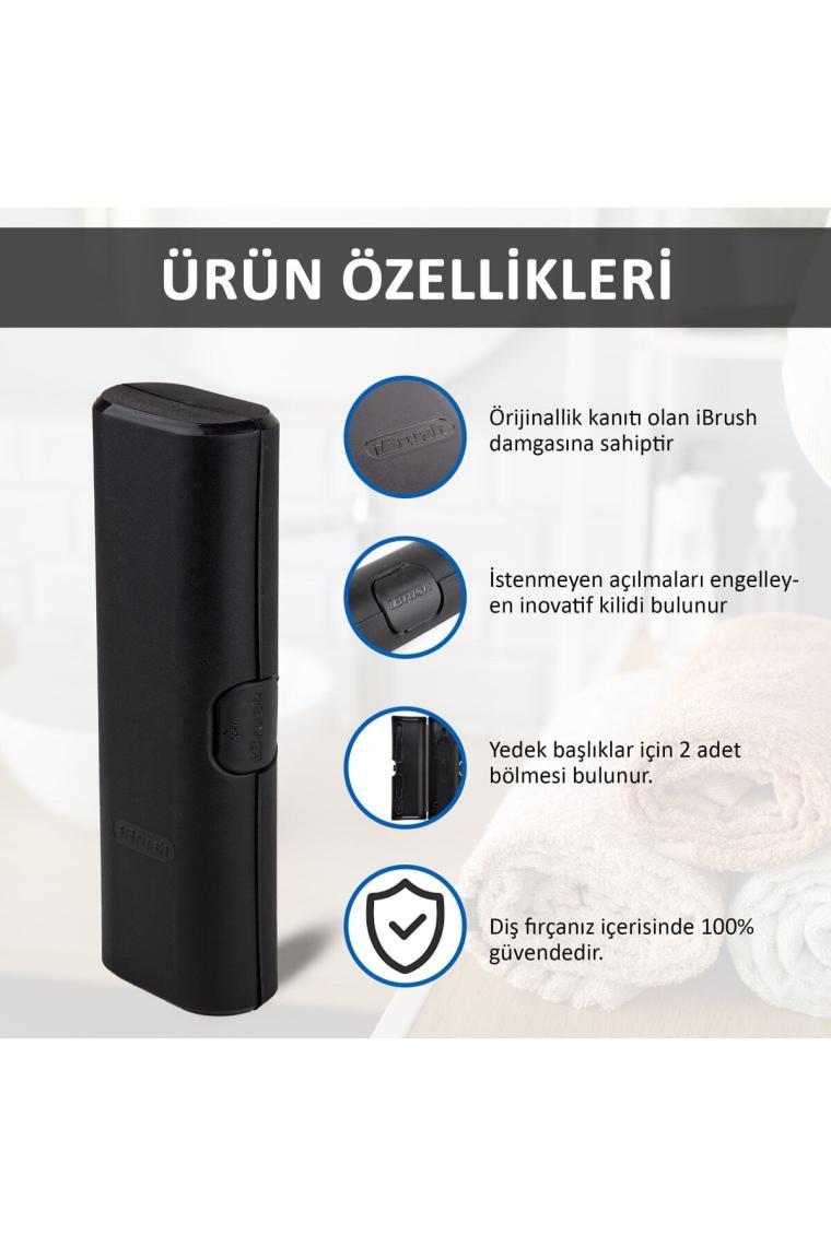 Oral B Uyumlu Şarjlı Diş Fırçası Yedek Başlığı Koruma Kabı Saklama Kabı Hijyenik Seyahat Kutusu