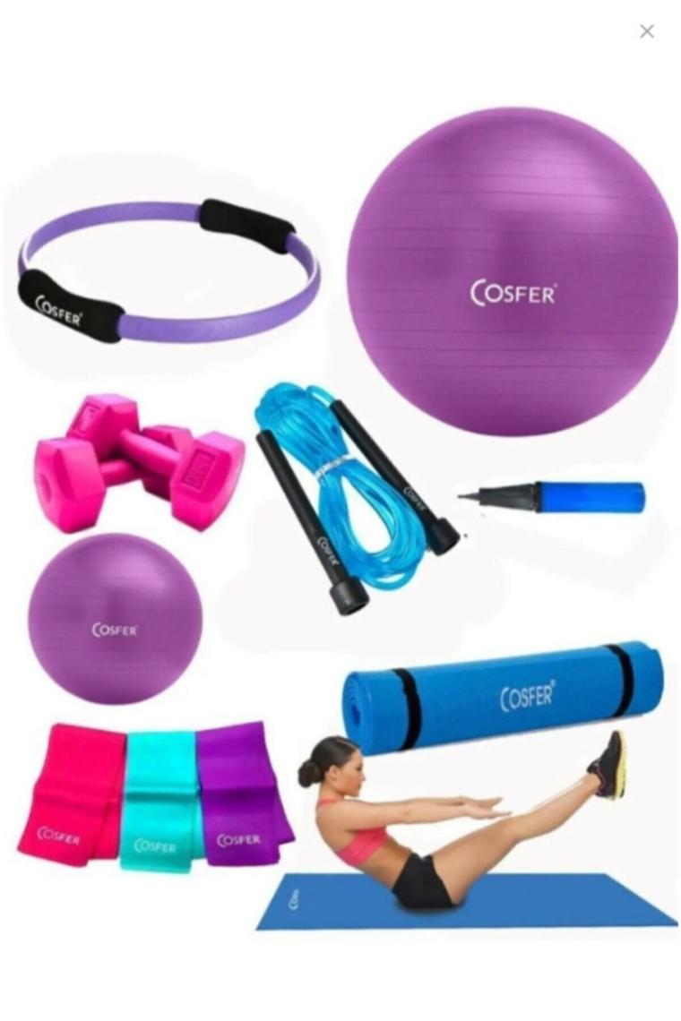 Csf-tr033 8 Li Pilates Seti Pilates Minderi