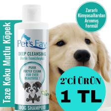 Pet's Fav Tüy Sağlığını Destekleyen Derin Temizleyici Organik ve Doğal Köpek Şampuanı