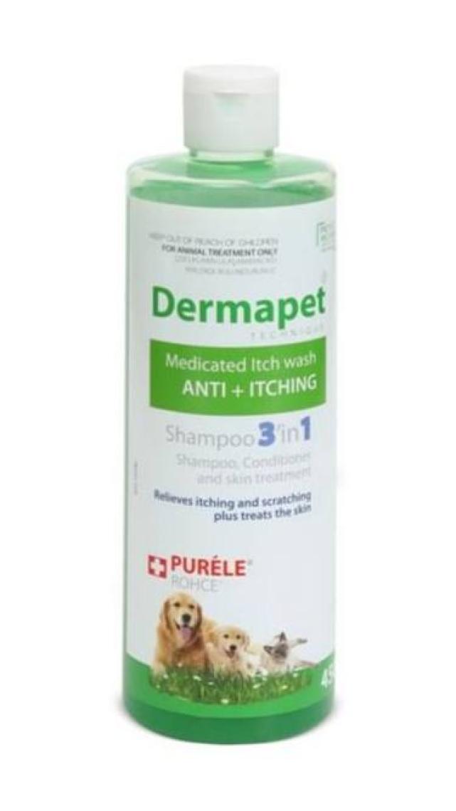 Purele Dermapet Dermatolojik Siyah Kedi ve Köpek Şampuanı 450 Ml