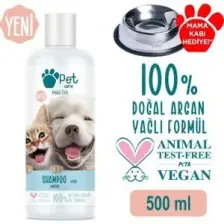 Pet Love Kediler ve Köpekler İçin Şampuan Okyanus 500 ml 100% Doğal Argan Yağlı