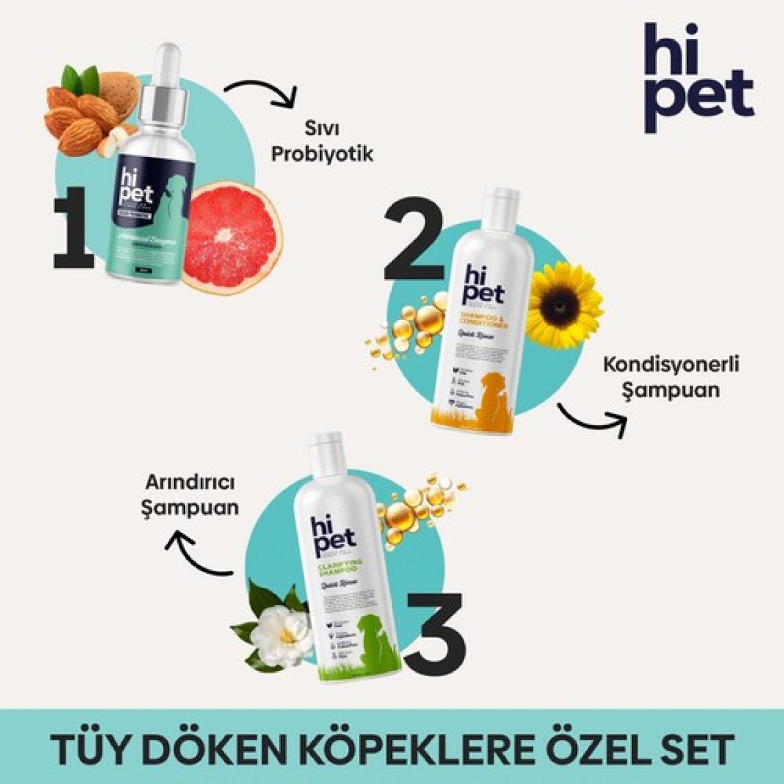 Hipet Tüy Döken Köpeklere Özel Set