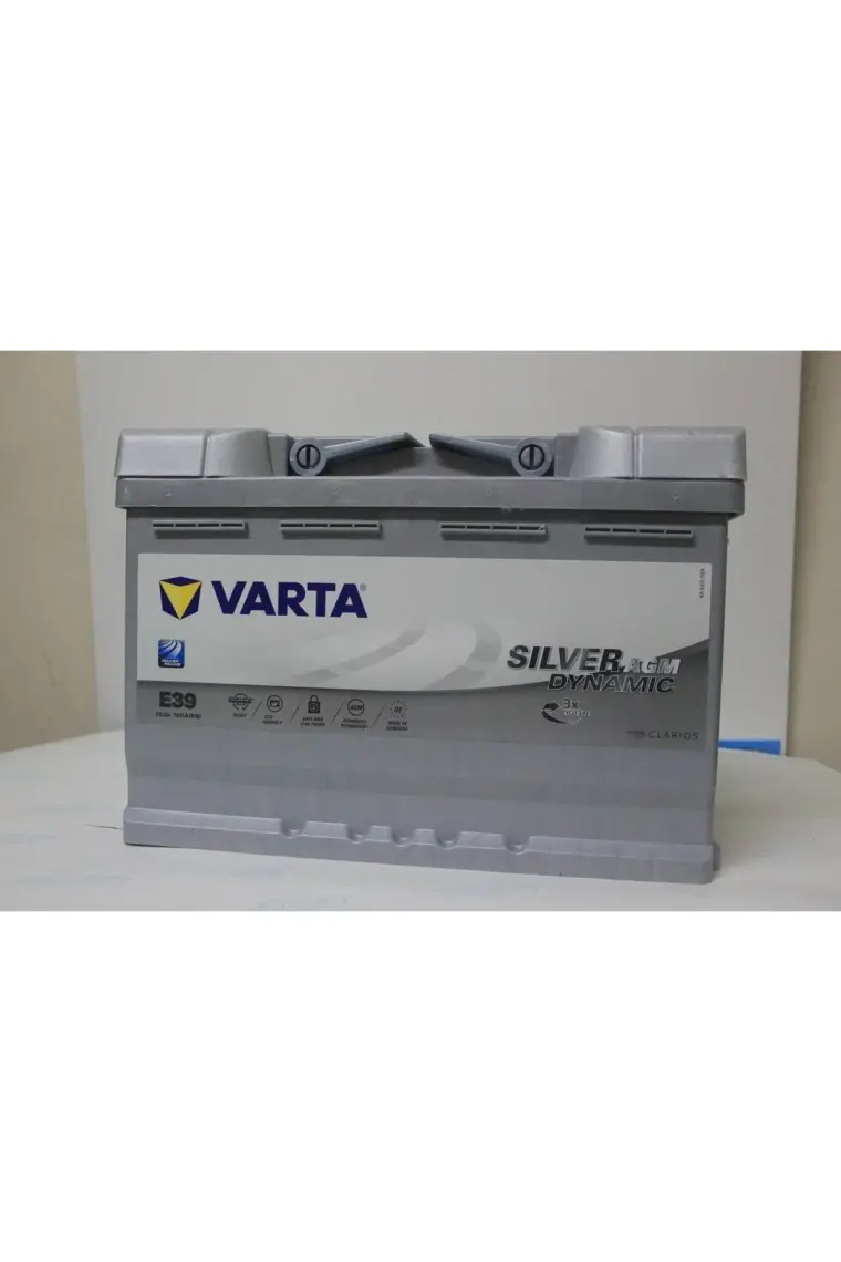 Varta E39 12V 70 Ah 760A AGM Start-Stop Silver Dynamic Akü (Üretim Yılı: 2024)