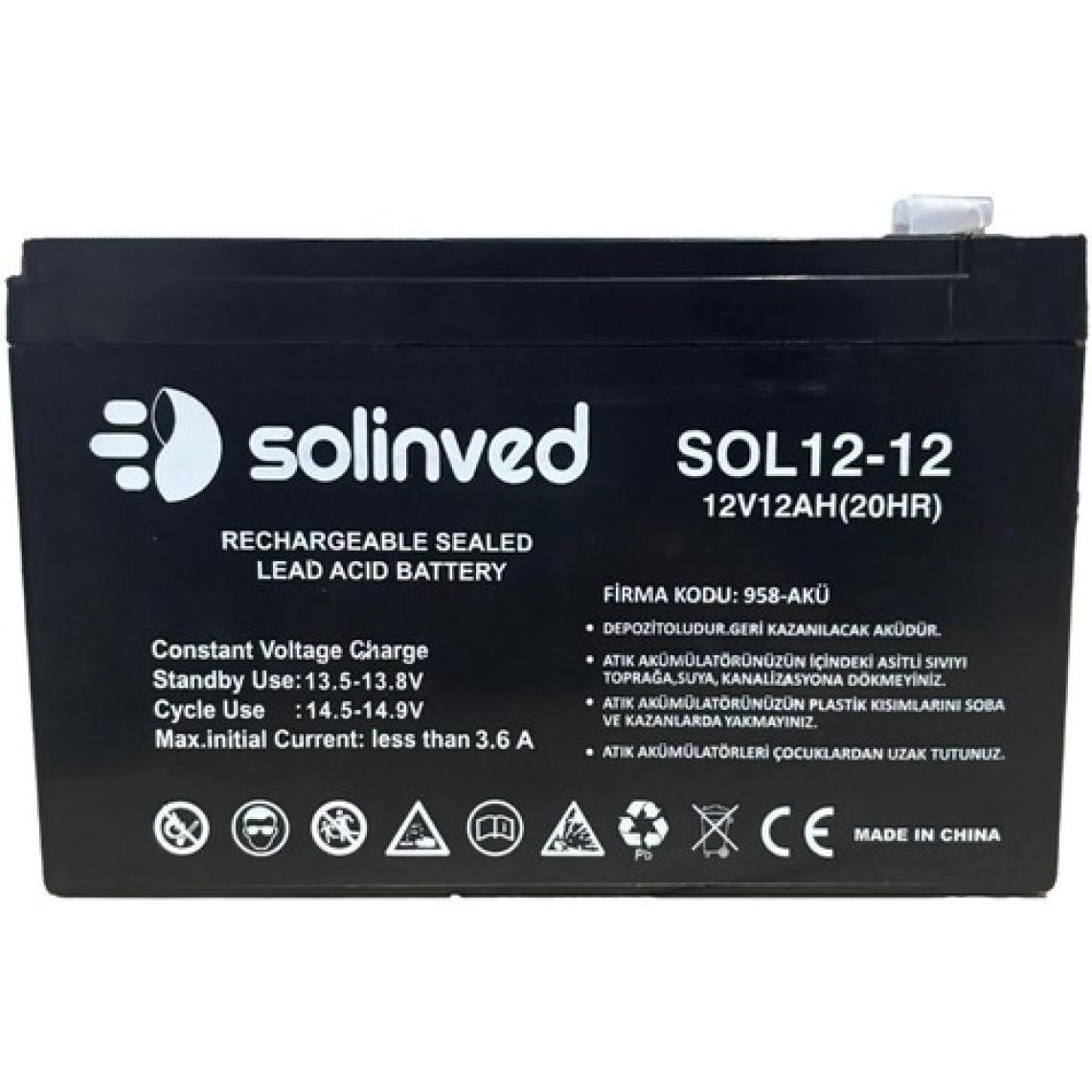 12V 12AH Ups ve Alarm Aküsü 2 Yıl Garantili
