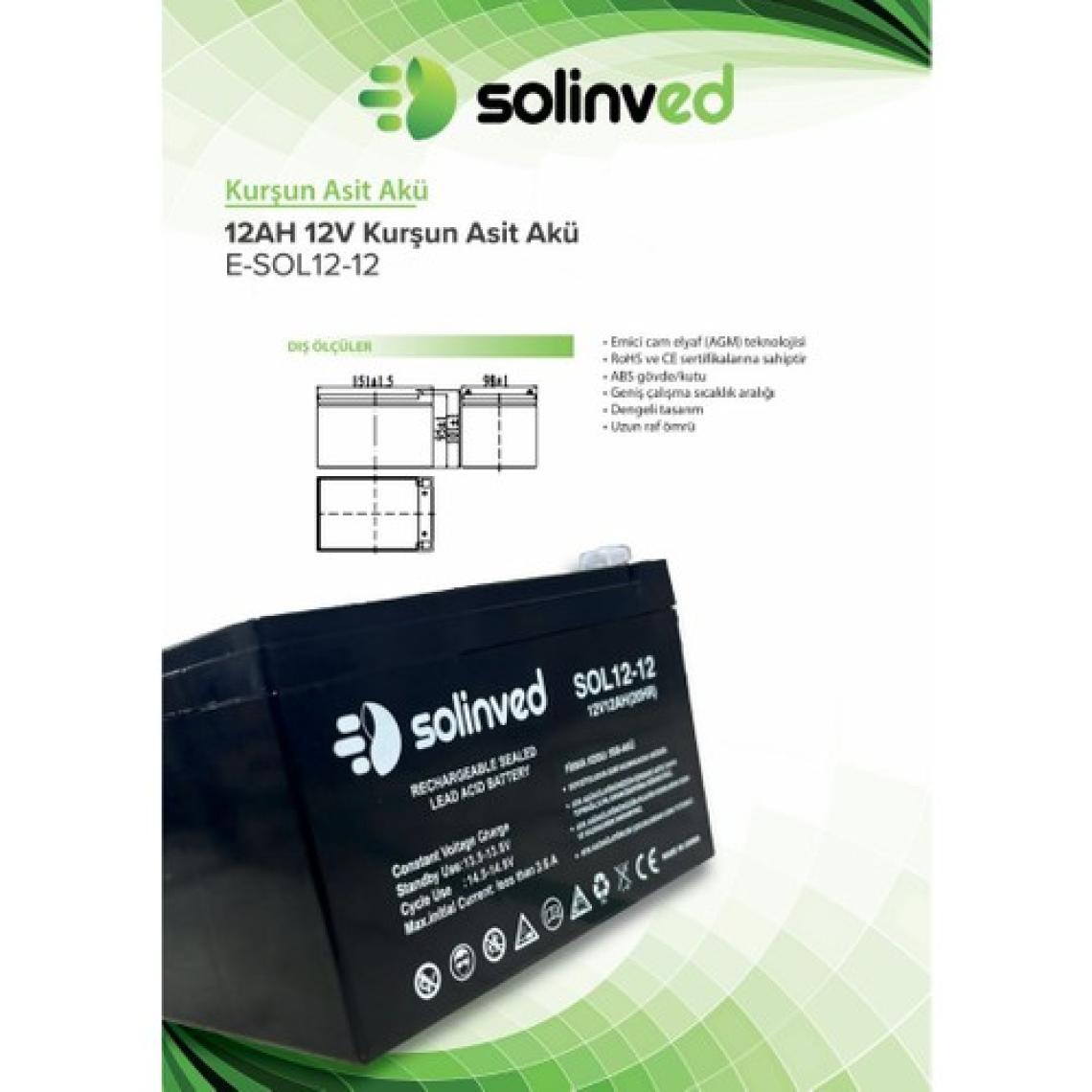 12V 12AH Ups ve Alarm Aküsü 2 Yıl Garantili