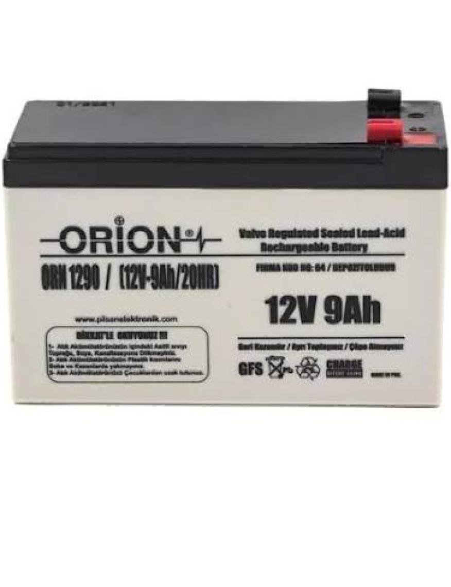 Orion 12V 9Ah Bakımsız Kuru Akü
