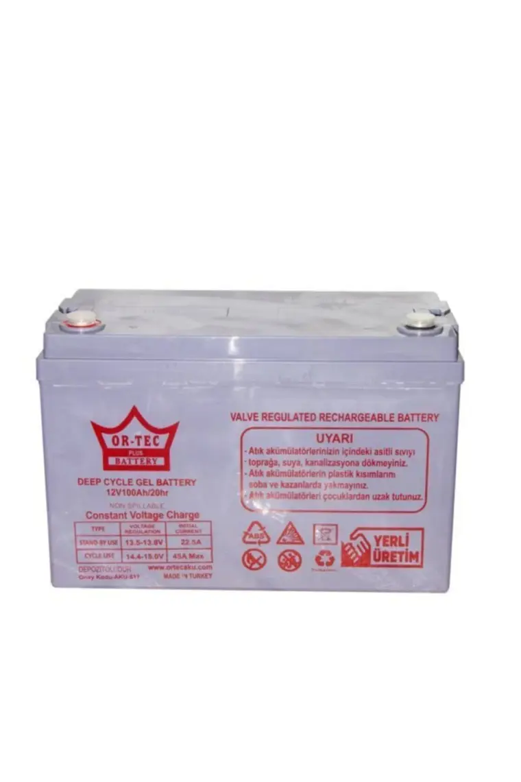 Ortec Kuru Akü 4 V 4 Ah