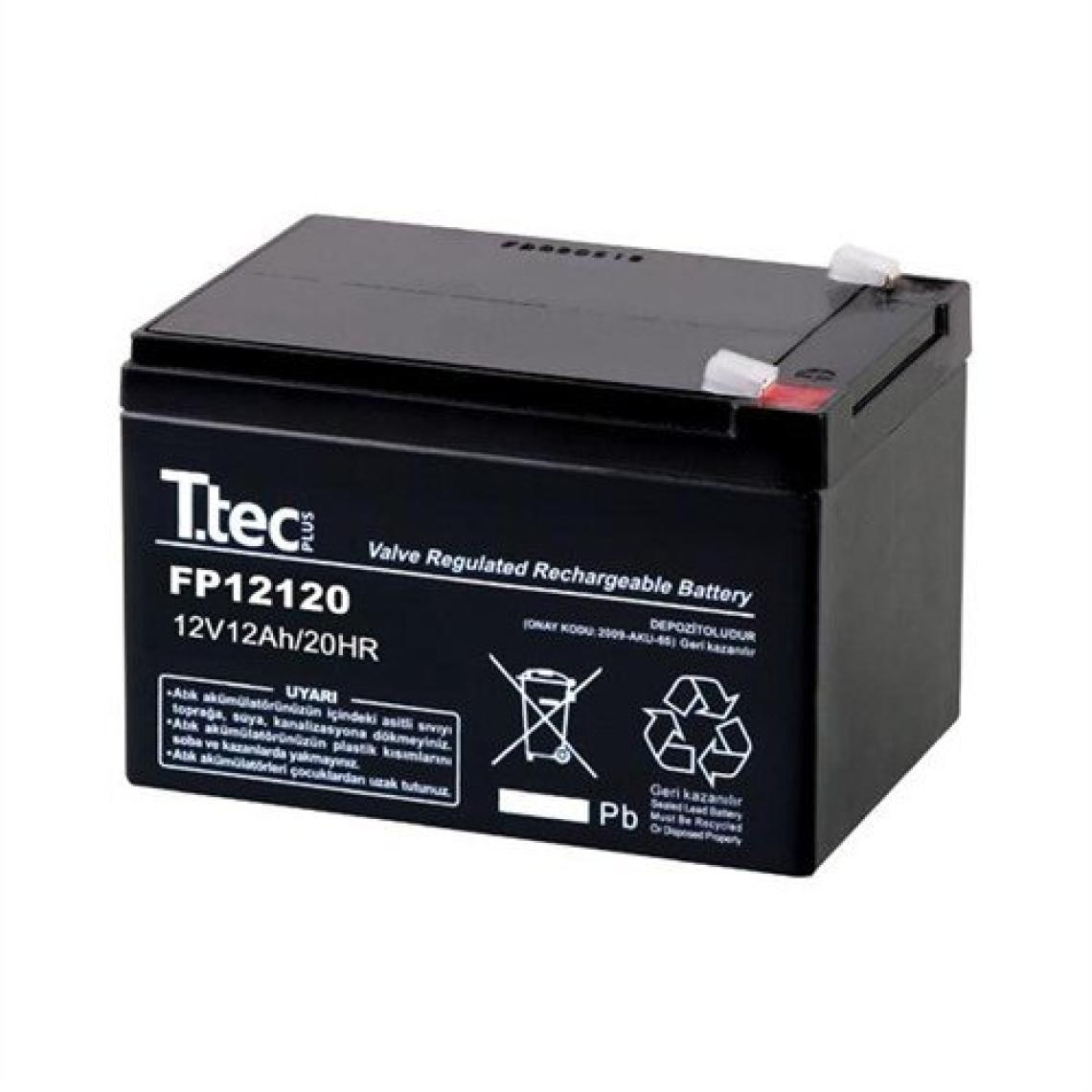 Ttec 12 Volt 12 Amper Bakımsız Kuru Akü
