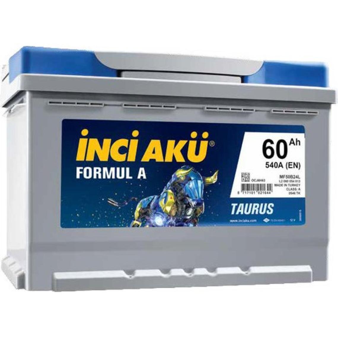 İnci Formul A Taurus 12 V 60 Ah 540 CCA Akü - 2022