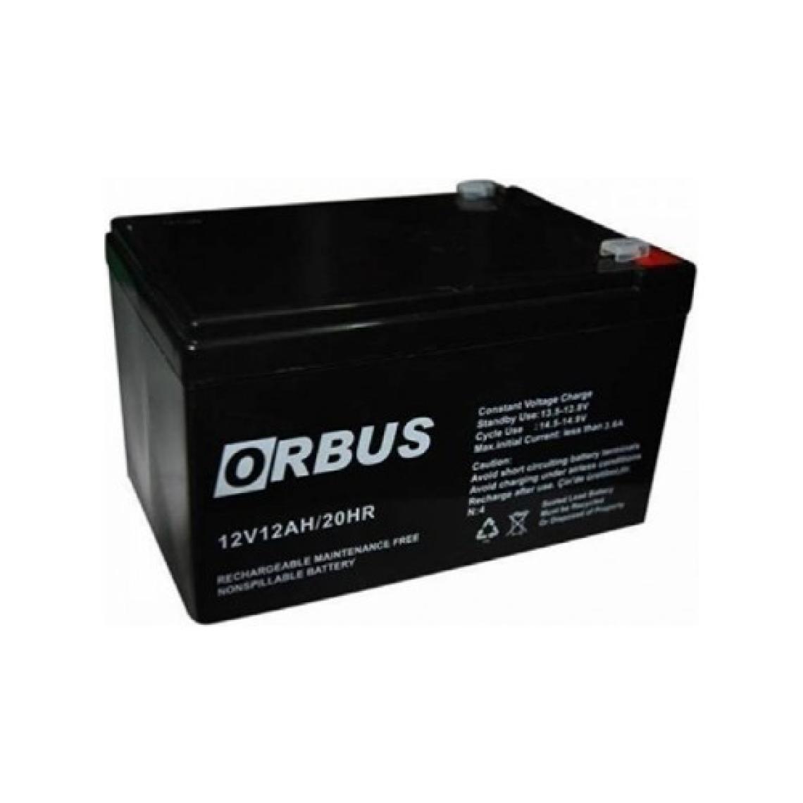 Orbus 12V 12A Bakımsız Tip Kuru Akü