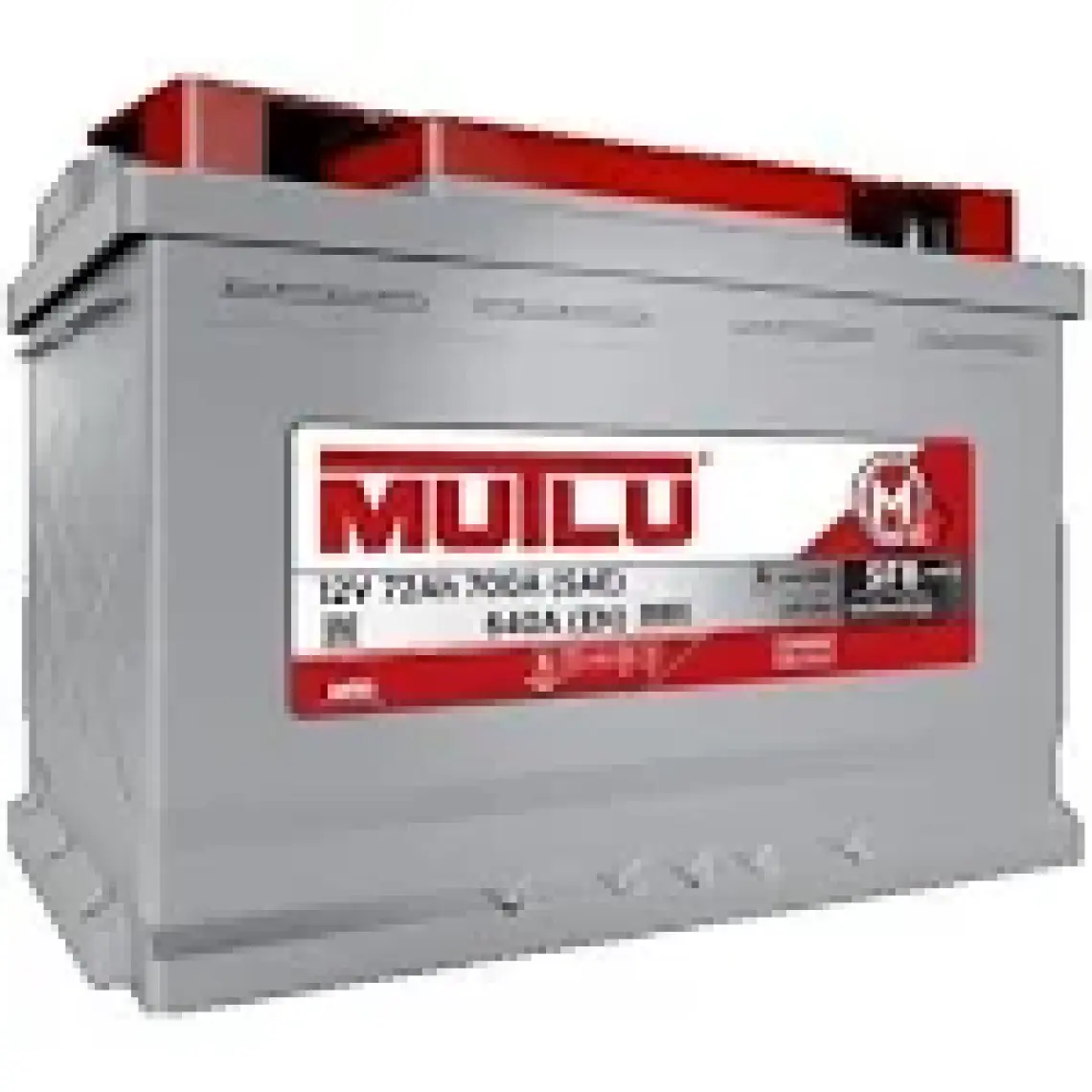 Mutlu 12V 72 Ah 640A SFB Akü (Üretim Yılı: 2023)