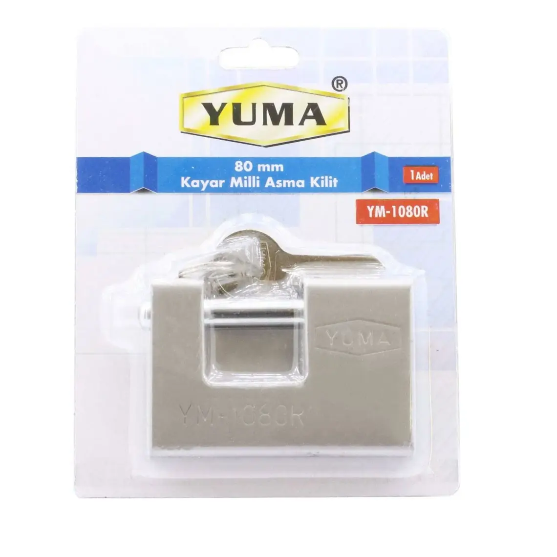 Yuma Yuma Kayar Milli Asma Kilit 80 mm