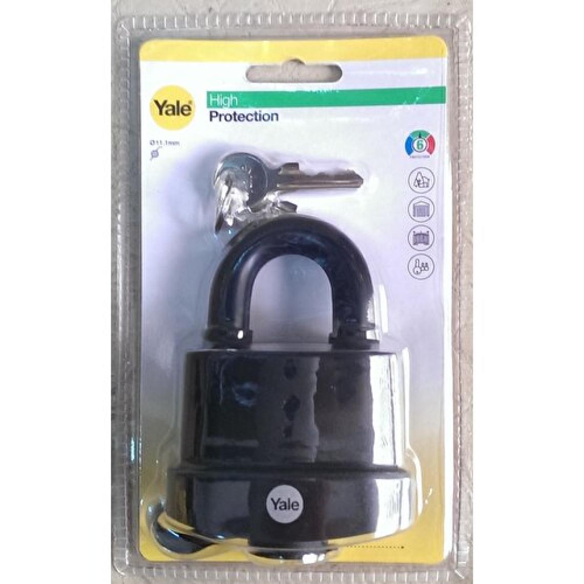 Yale 71 mm Pvc Kaplama Marin Asma Kilit Y-220B-71/130/1