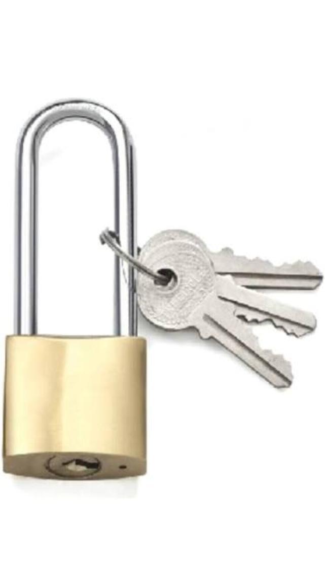 Yuma Kilit Ymk Kancalı Asma Kilit Uzun Sarı 32 mm