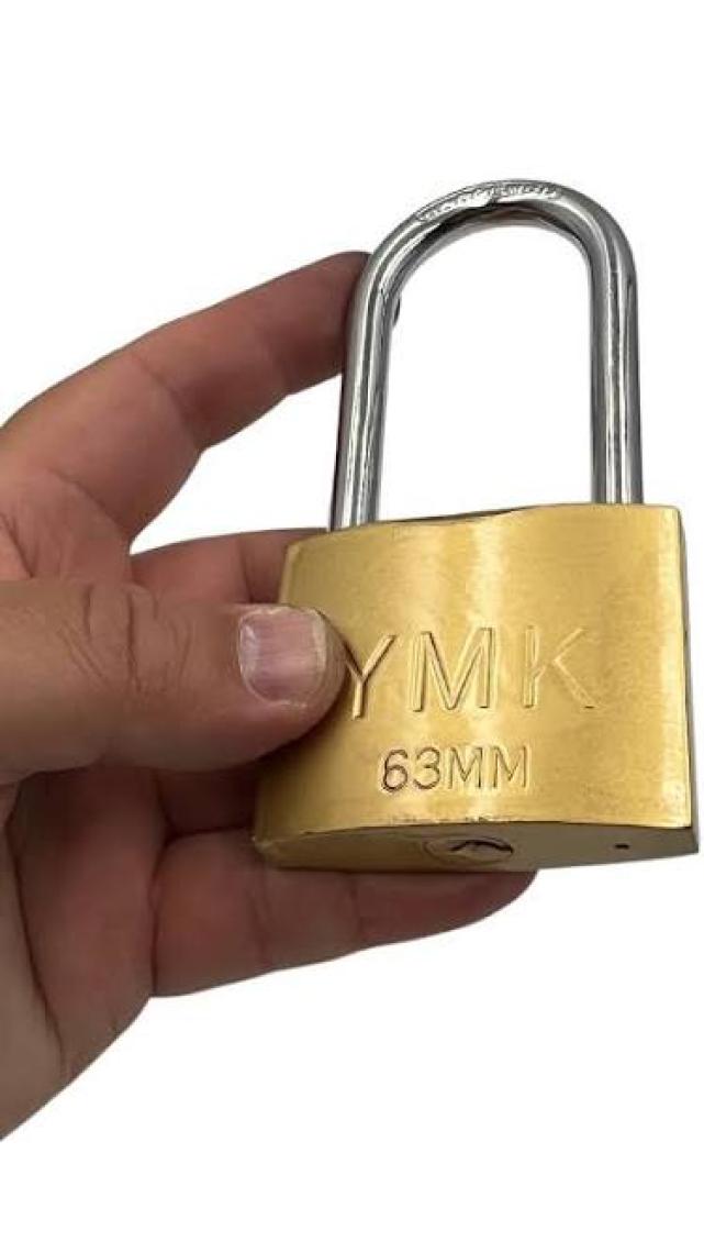 Yuma Kilit Ymk Kancalı Asma Kilit Uzun Sarı 32 mm