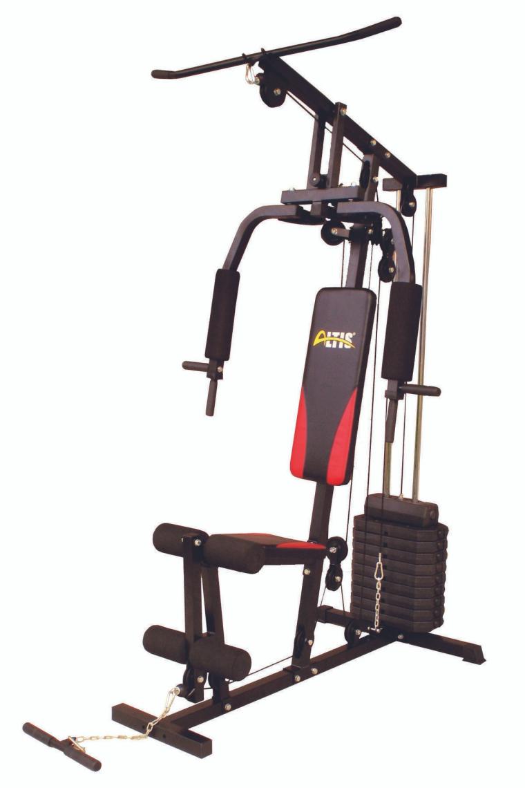 Hg100 Vücut Geliştirme Çalışma Istasyonu 50 Kg Plaka Ağırlıklı