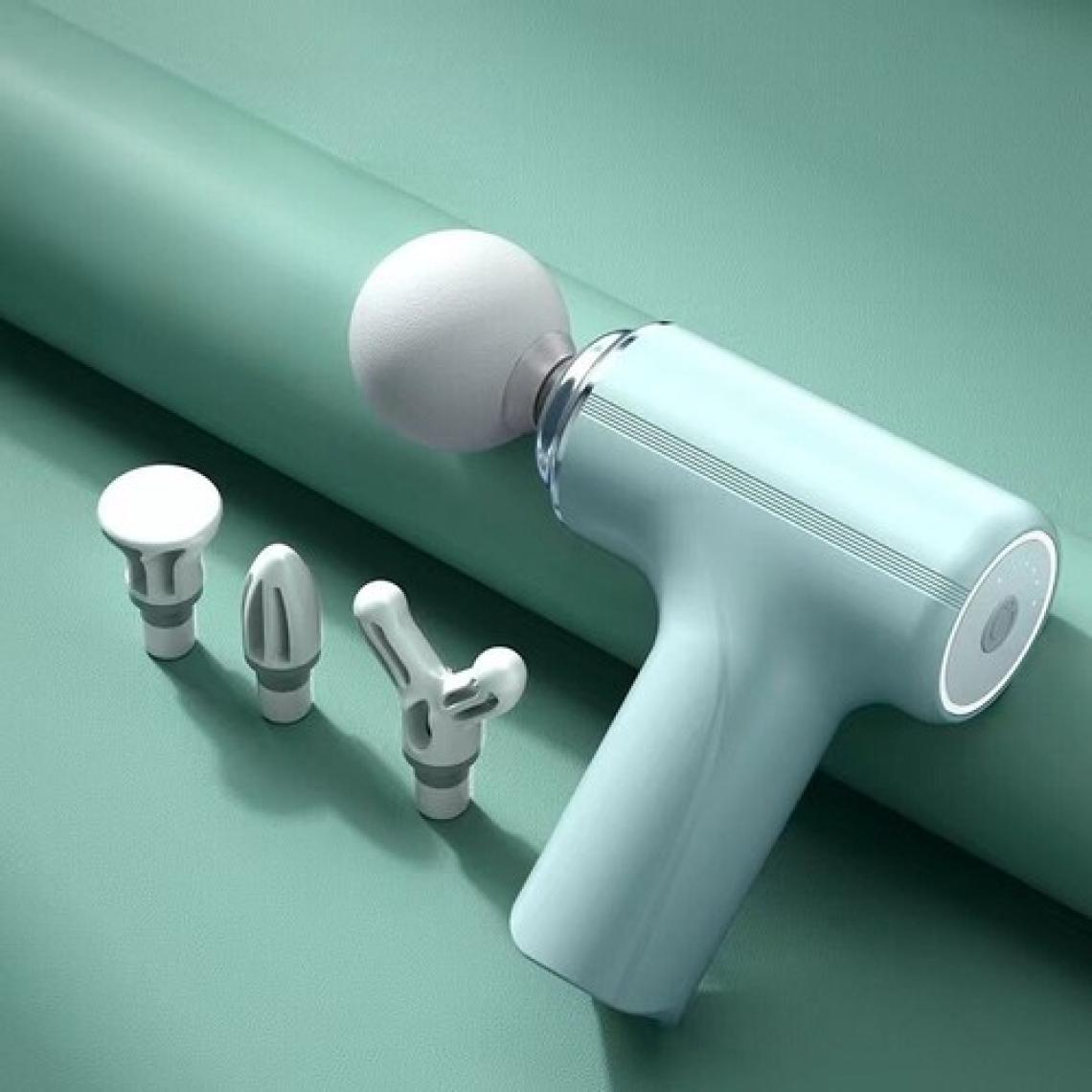 Tiffany Masaj Tabancası Sporcu Masaj Aleti 6mm 4 Farklı Başlık Şarjlı Profesyonel Masaj Aleti TP-1028