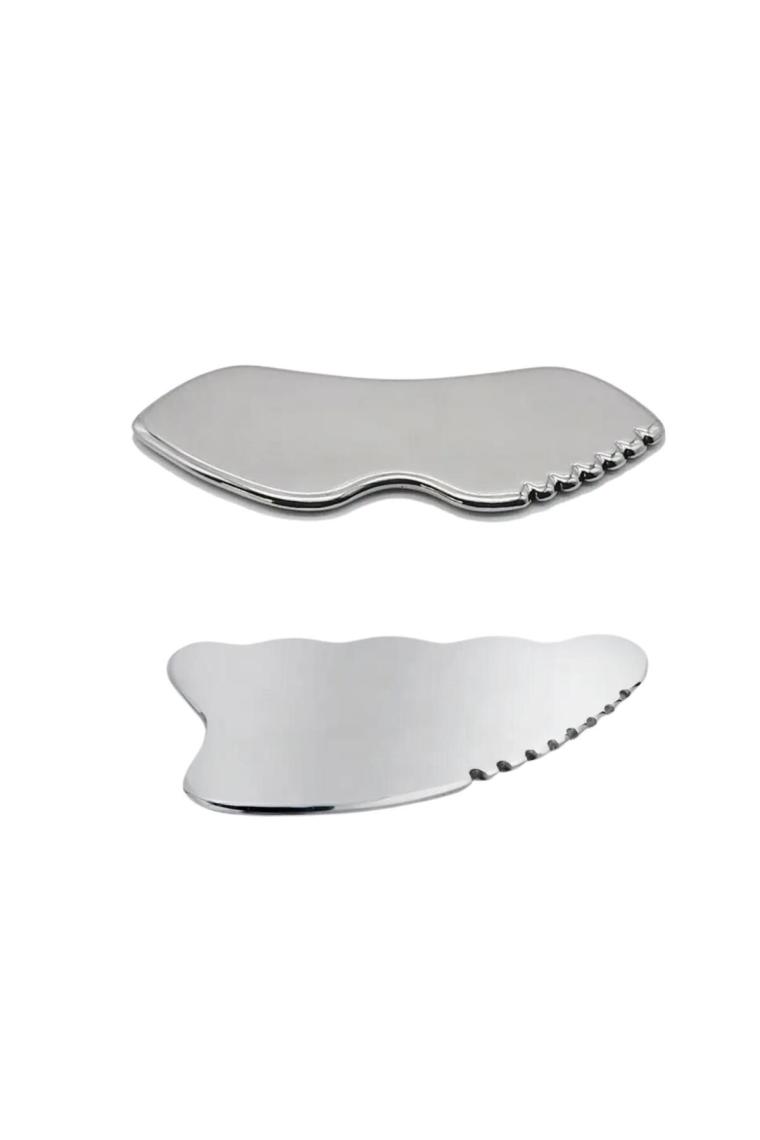 Naturachi Metal Yüz Masaj Aleti Face Guasha 2 'Li Graston Set
