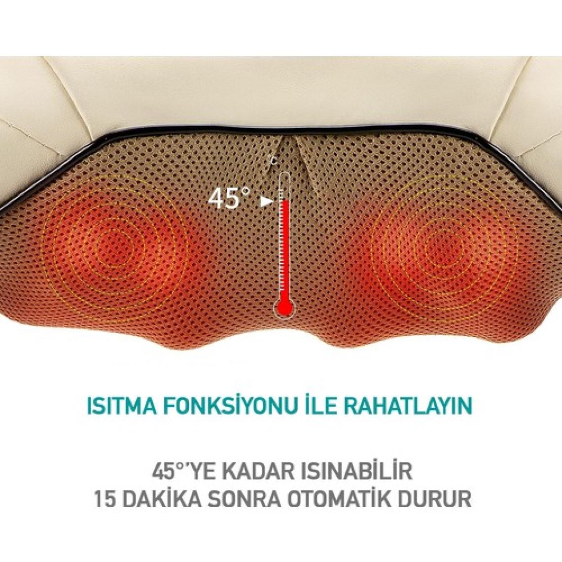 Robeve Ovmalı Ve Isıtmalı Boyun Masaj Aleti Boyun Ve Sırt Masaj Aleti Araba Ofis Ev Kullanımı Masaj Aleti Bel Ayak Kol Masaj Aleti Tüm Vücut Masaj Aleti