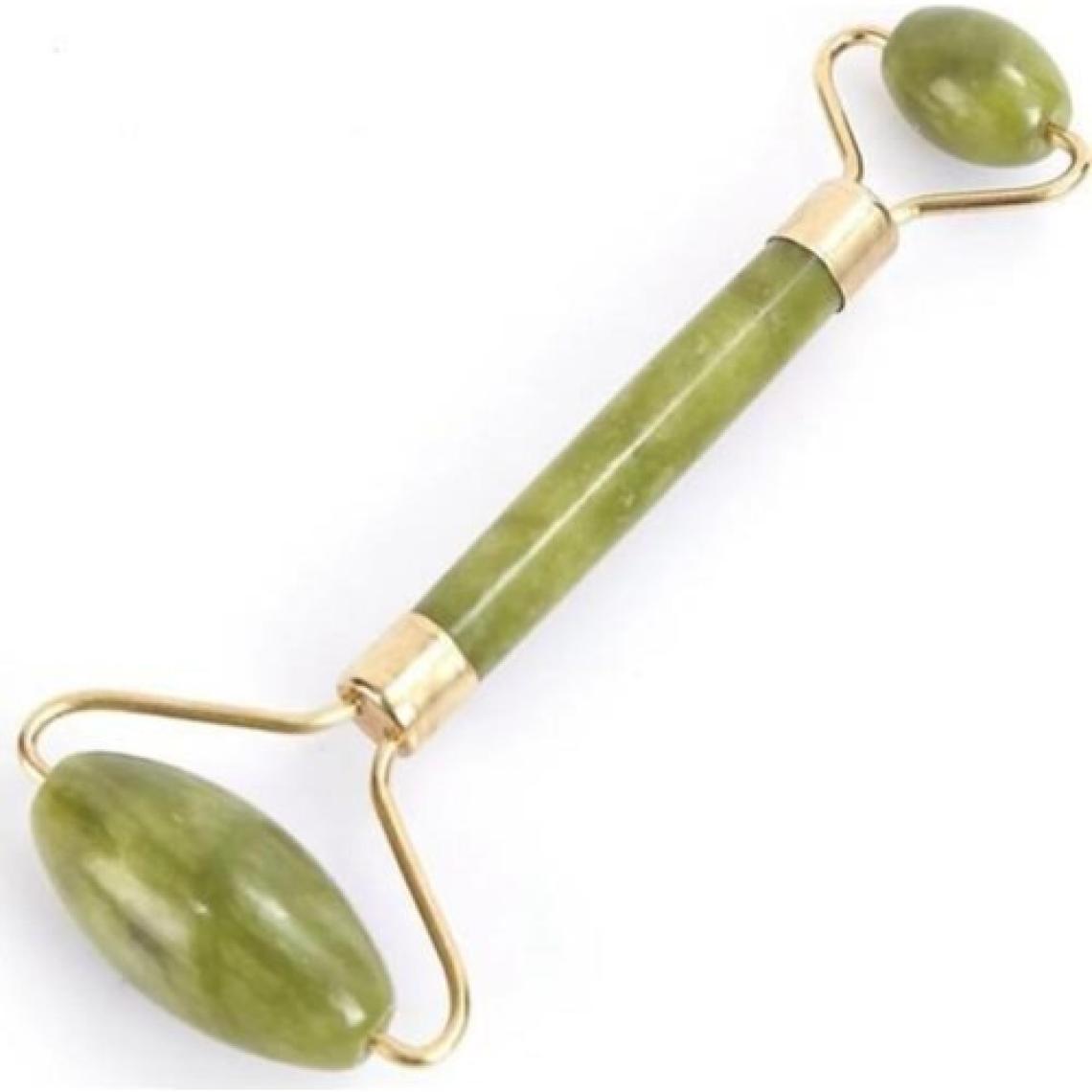 Evene Jade Roller Cilt Masaj Aleti Çift Taraflı Doğal Yeşim Taşı