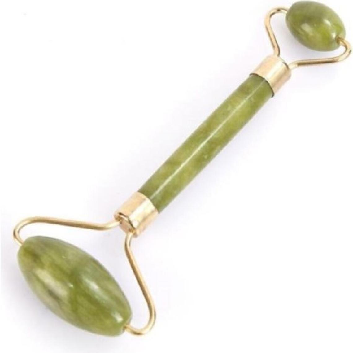 Evene Jade Roller Cilt Masaj Aleti Çift Taraflı Doğal Yeşim Taşı