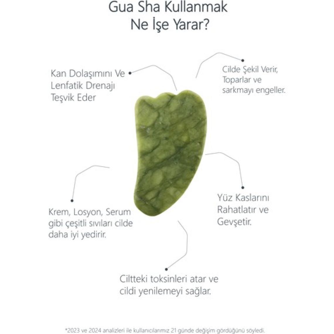 Seay Yeşim Taşı (JADE) Tırtıklı Melek Kanadı Gua Sha Yüz Masaj Aleti Değerli Doğal Taş Sertifikalı