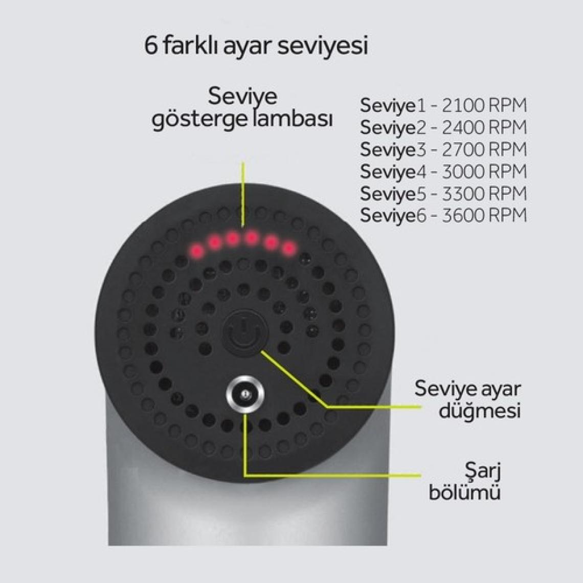 Dynamic Massage Gun Kablosuz Masaj Tabancası