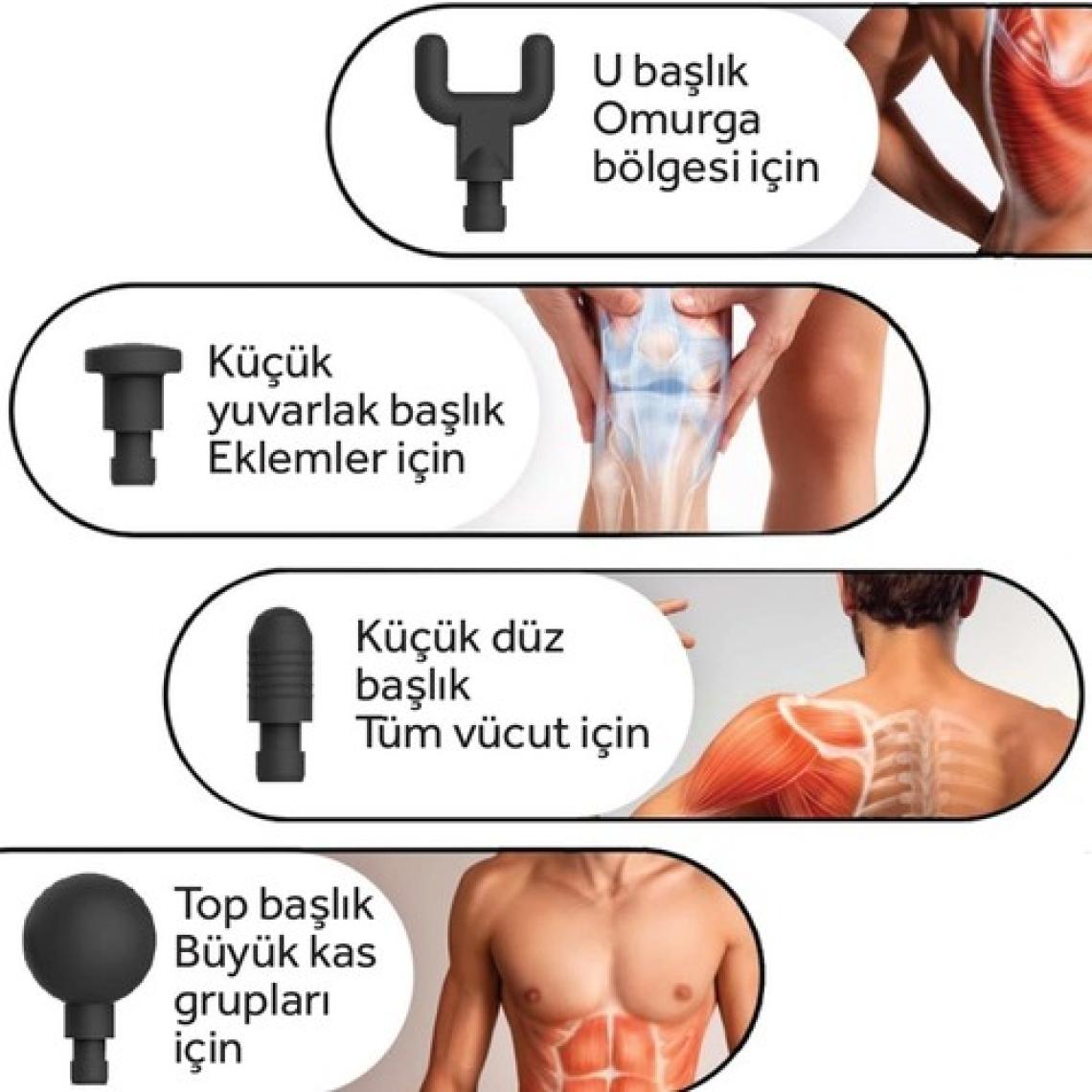 Dynamic Massage Gun Kablosuz Masaj Tabancası