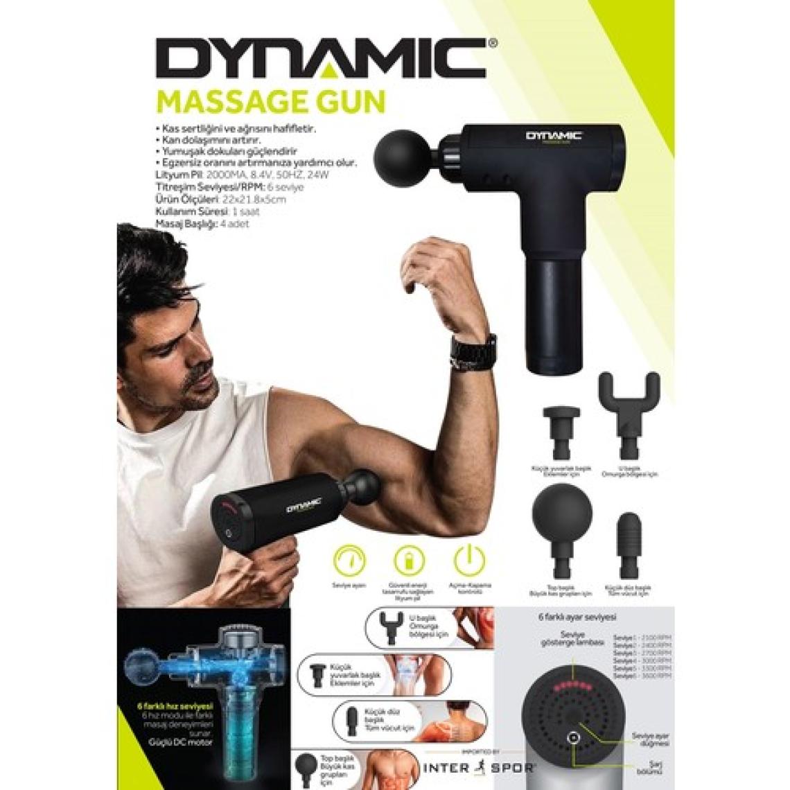Dynamic Massage Gun Kablosuz Masaj Tabancası