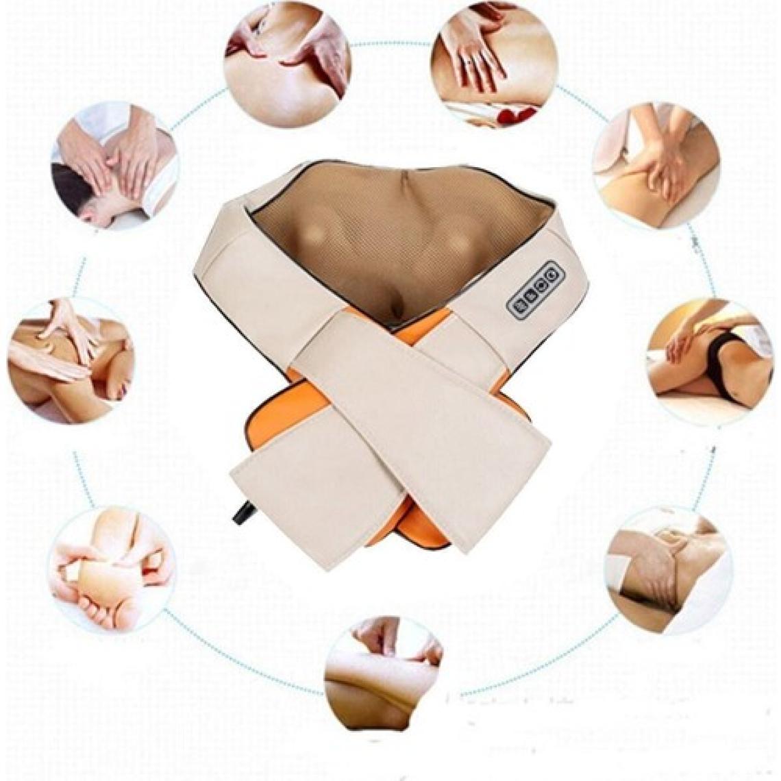 Relax Ovmalı Isıtmalı  Boyun Sırt Bel Masaj Aleti Tüm Vücut Için Masaj Cihazı
