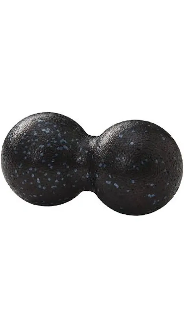 Actifoam Peanut Lacrosse Massage Ball Fıstık Masaj Topu Siyah + Sarı Orta Sert