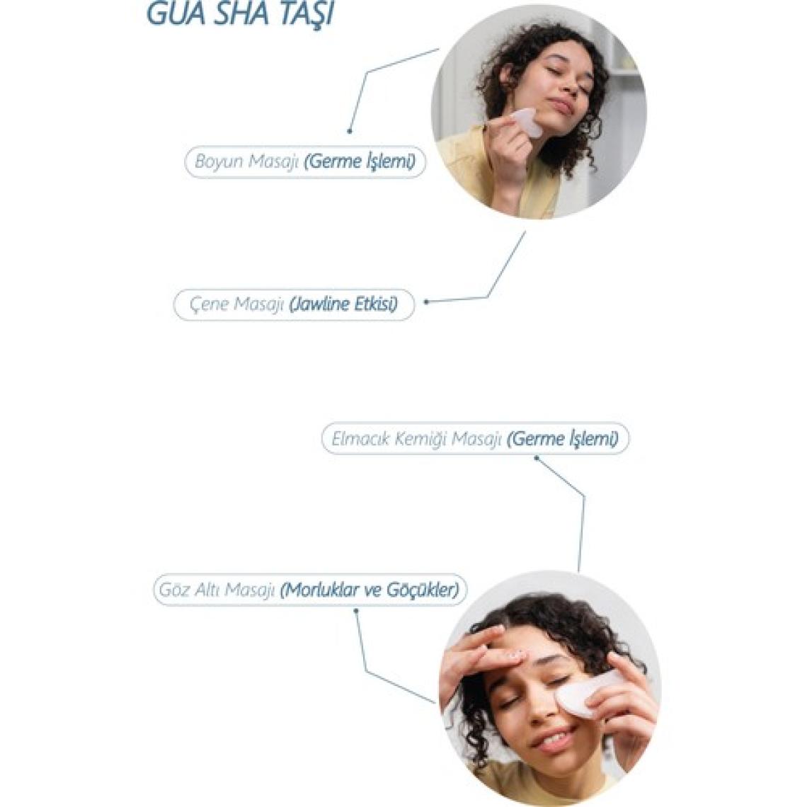 Seay Ametist Taşı Face Roller Yüz Masaj Aleti Doğal Taş Sertifikalı