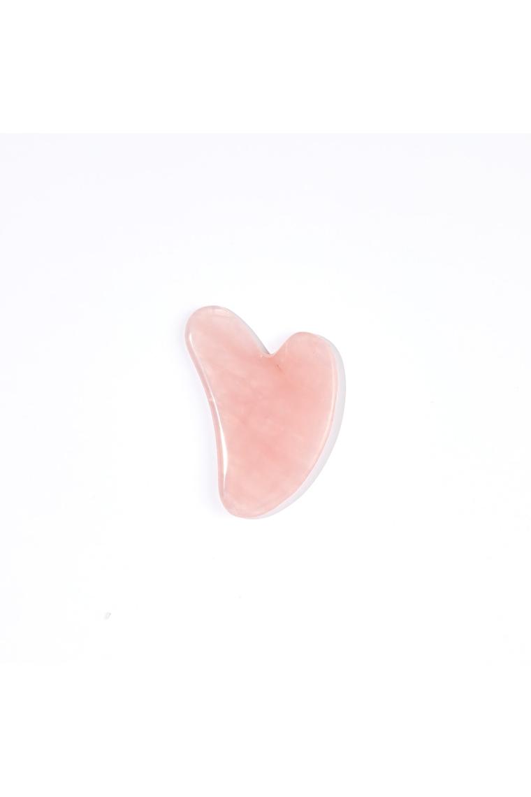 Rose Quartz Heart - Gua Sha