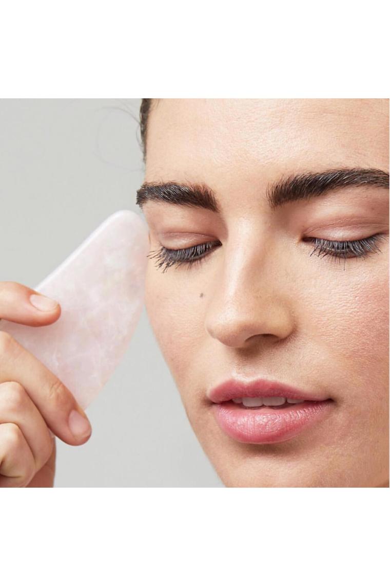 Rose Quartz Heart - Gua Sha