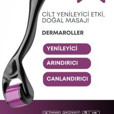 Orginx Titanyum Uçlu 540 Iğneli Derma Roller 0,5 mm Iğne Cilt Yüz Vücut Yenileme Masaj Aleti