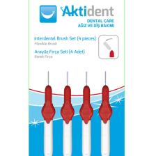 Arayüz Fırça Seti 0,50 Mm Kırmızı 4 Adet