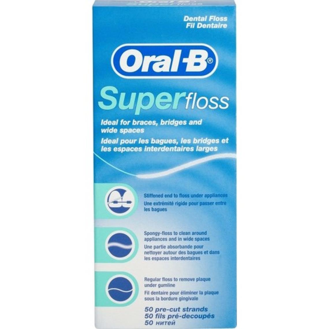 Oral-B Diş İpi Super Floss 2 x 50 Adet
