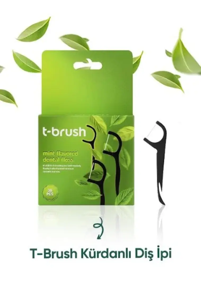 T-Brush Kürdanlı Diş Ipi – 30 Adet