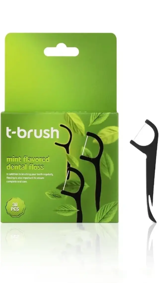 T-Brush Kürdanlı Diş Ipi – 30 Adet