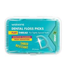 Mint Flat ThDental Floss Picks 50sx1box 4894532391141