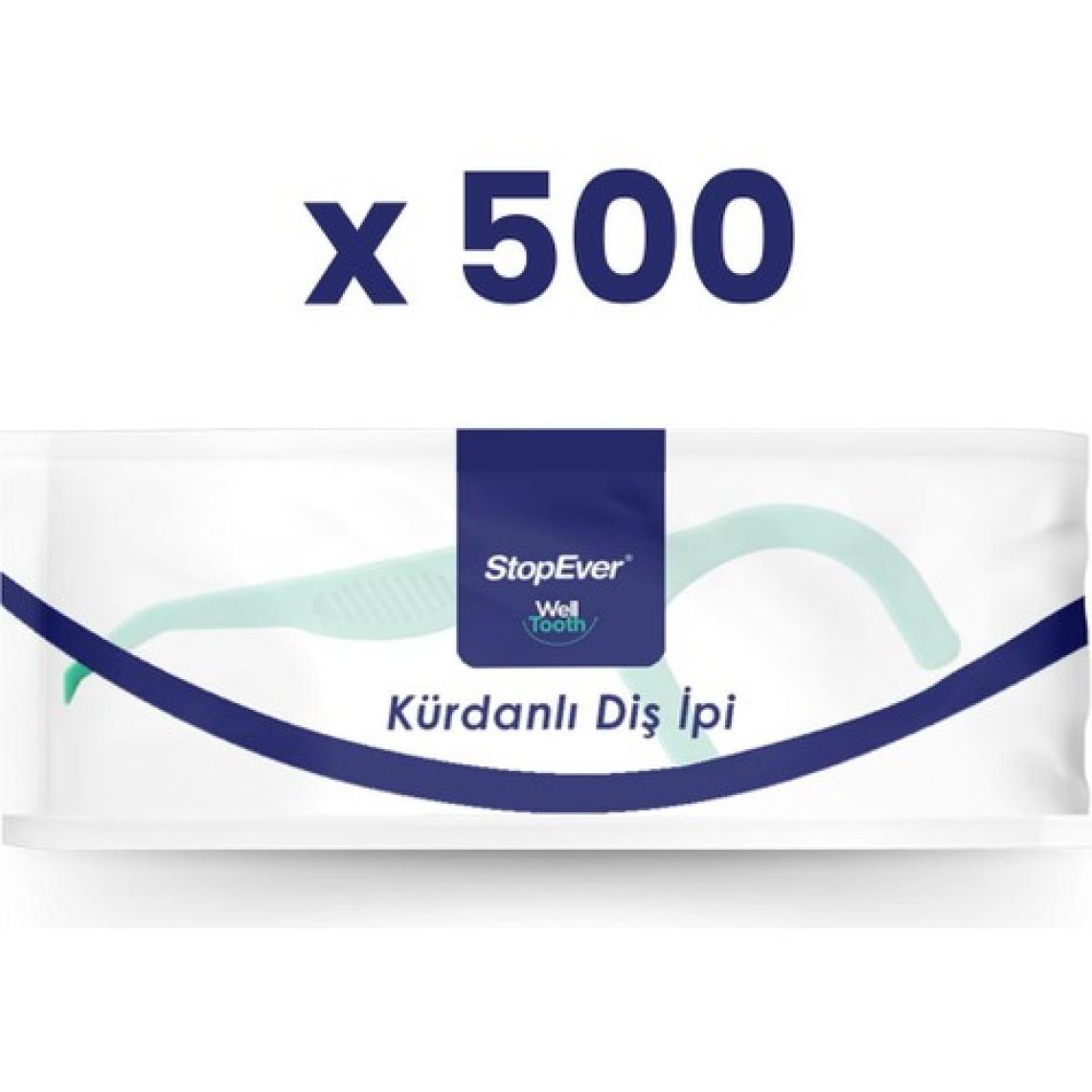 StopEver Kürdanlı Diş İpi Selefon Ambalajlı x 500 Adet
