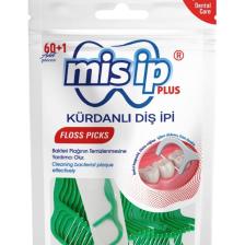 60+1 Hediyeli Yeşil Kürdanlı Diş Ipi
