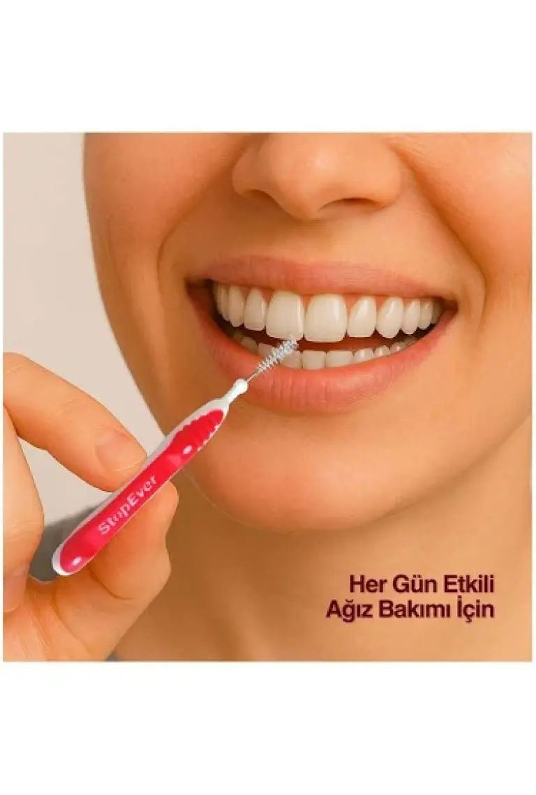 Stopever Well Tooth Metal Arayüz Firçası Kırmızı