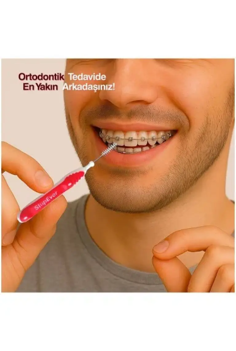 Stopever Well Tooth Metal Arayüz Firçası Kırmızı