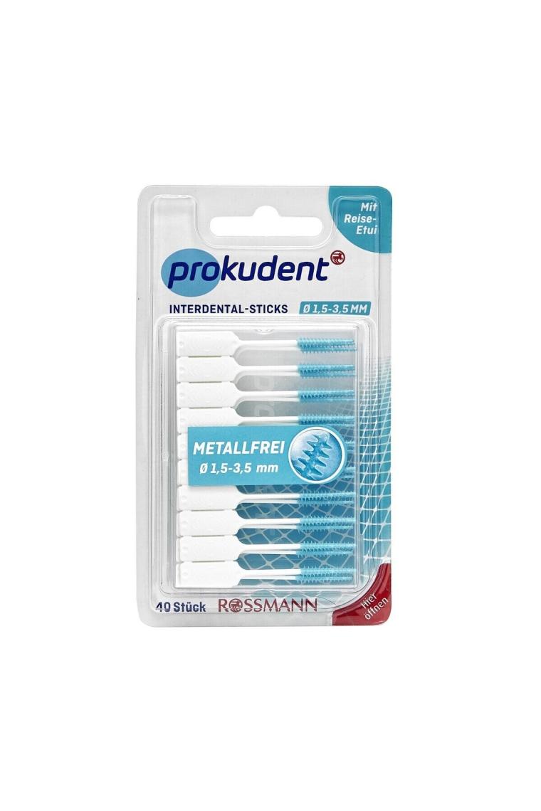 Metal Içermeyen Interdental Arayüz Fırçaları 1,5 - 3,5 Mm 40 Adet